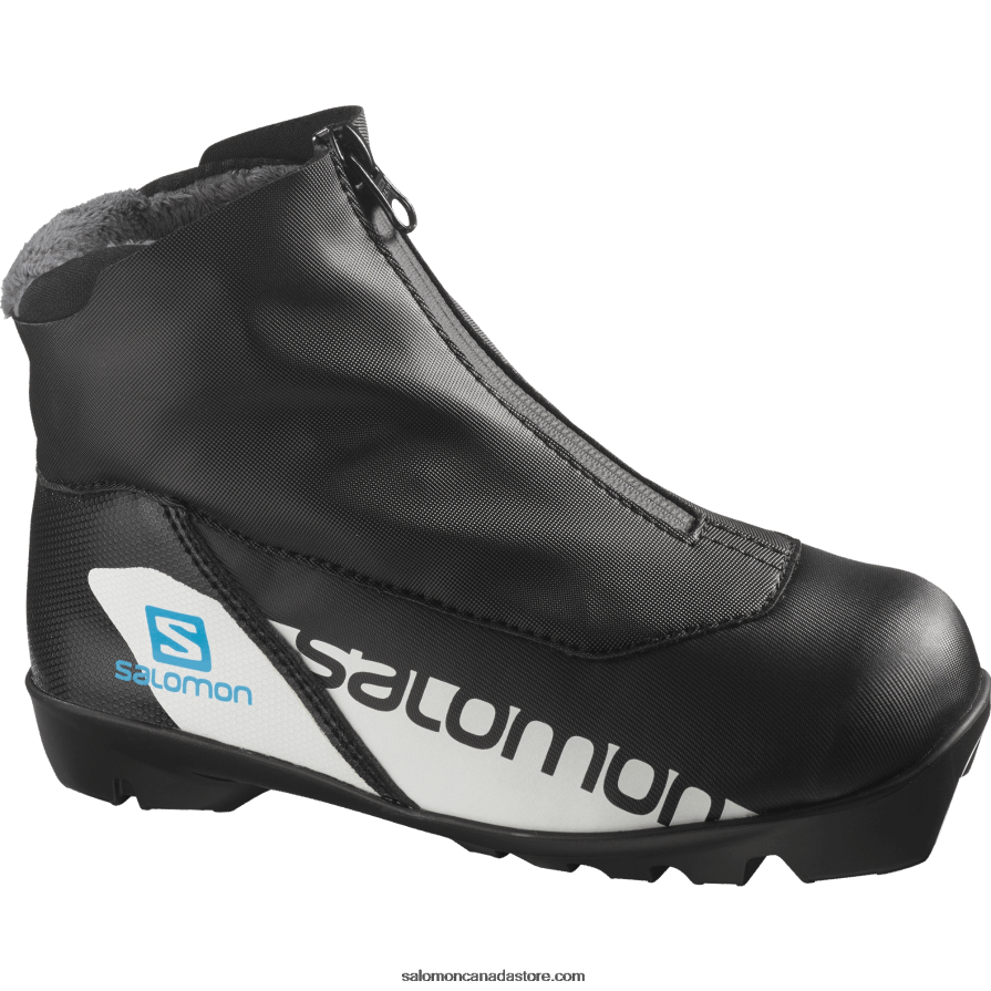 Junior - Kids' Classic Nordic Boots - Rc Salomon Black/Process Blue X6B4FZ1411