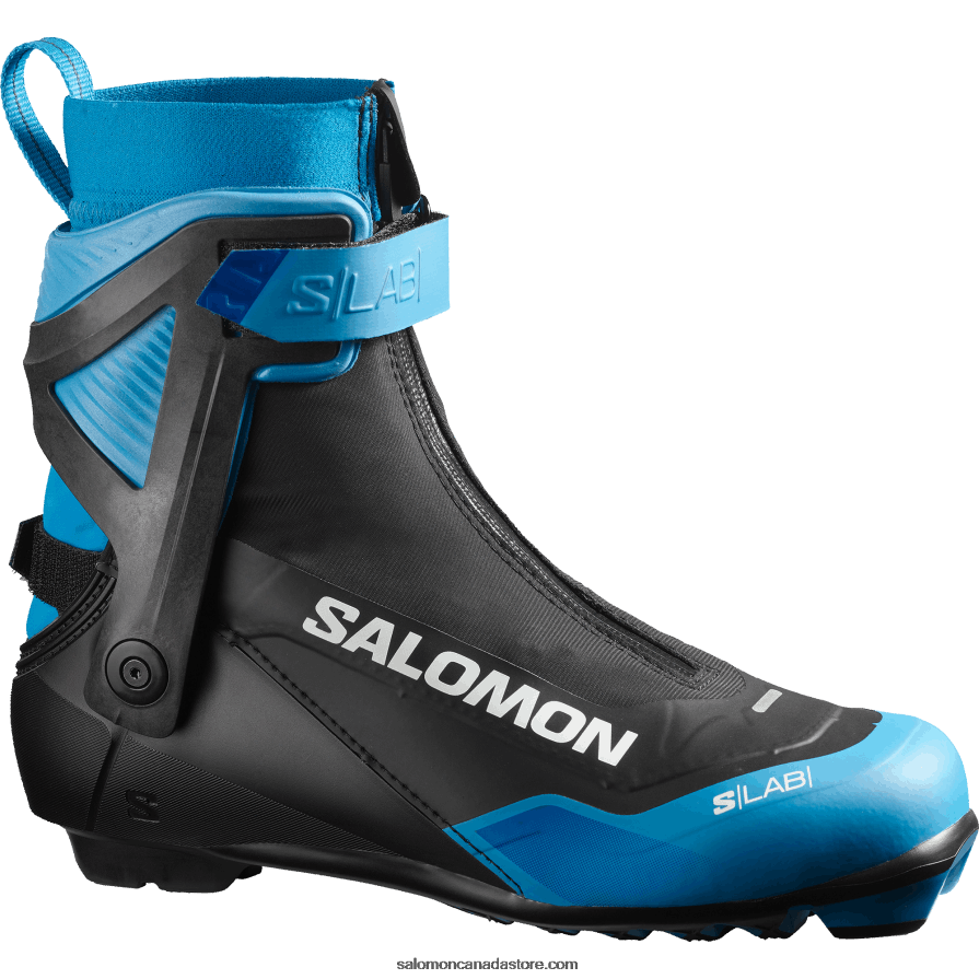 Junior - Kids' Skating Classic Nordic Boots - S/Lab Skiathlon Cs Salomon Black/Process Blue X6B4FZ1409