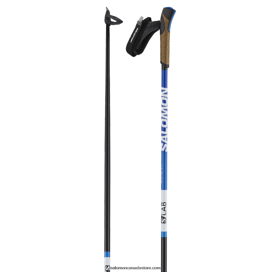 Junior - Kids' Skating Classic Nordic Poles - S/Lab Carbon Jr Salomon Race Blue X6B4FZ1417