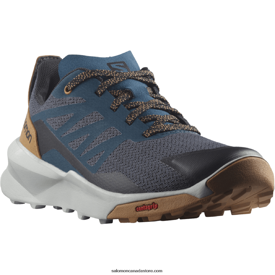 Junior - Kids\' Shoes - Patrol Salomon Magnet/Pearl Blue/Tobacco Brown X6B4FZ1347