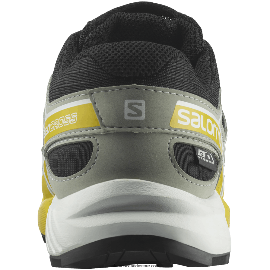 Junior - Kids\' Shoes - Speedcross Clima Waterproof Salomon Black/Wrought Iron/Lemon X6B4FZ1343