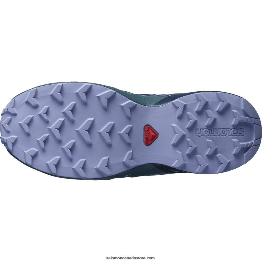 Junior - Kids\' Shoes - Speedcross Clima Waterproof Salomon Grape/Mallard Blue/Lavender X6B4FZ1345