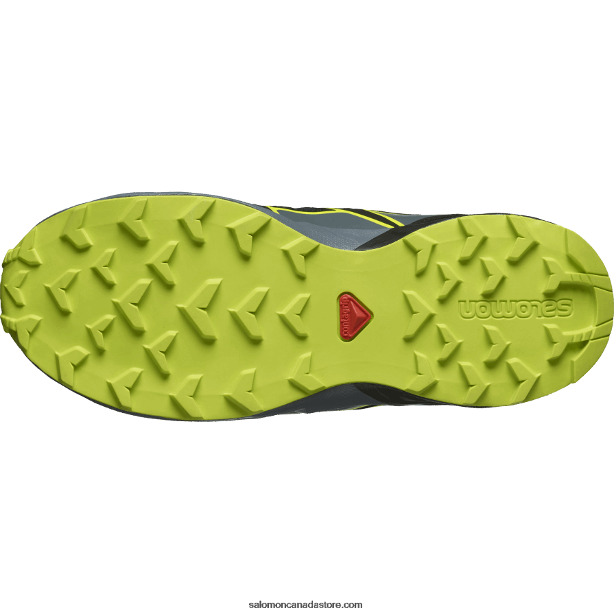 Junior - Kids\' Shoes - Speedcross Clima Waterproof Salomon Nautical Blue/Black/Acid Lime X6B4FZ1344