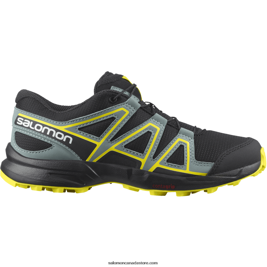 Junior - Kids' Shoes - Speedcross Salomon Black/Evening Primrose X6B4FZ1351