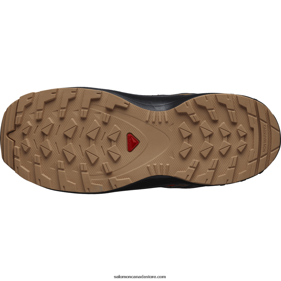 Junior - Kids\' Shoes - Xa Pro V8 Mid Clima Waterproof Salomon Magnet/Acorn/Cherry Tomato X6B4FZ1342