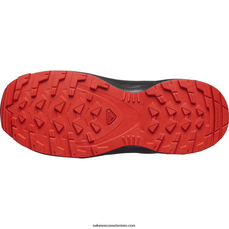 Junior - Kids\' Shoes - Xa Pro V8 Salomon Black/Lapis Blue/Fiery Red X6B4FZ1356