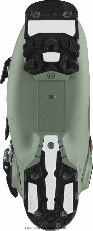 Junior - Kids\' All-Mountain Boots - Shift Pro 80T At Salomon Oil Green/Black/Orange X6B4FZ1373