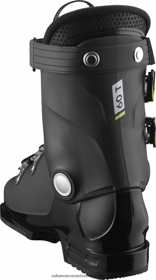 Junior - Kids\' On-Piste Boots - S/Max 60 Rt Salomon Black/Acid Green X6B4FZ1375