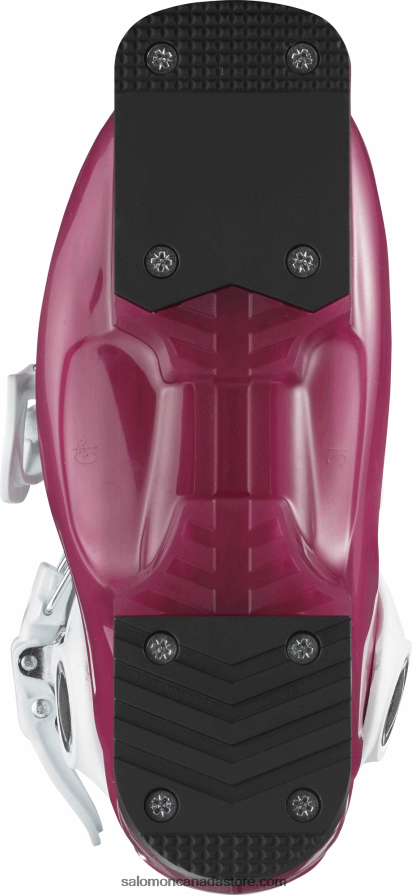 Junior - Kids\' On-Piste Boots - T2 Rt Girly Salomon Rose Violet Translucent/White X6B4FZ1380