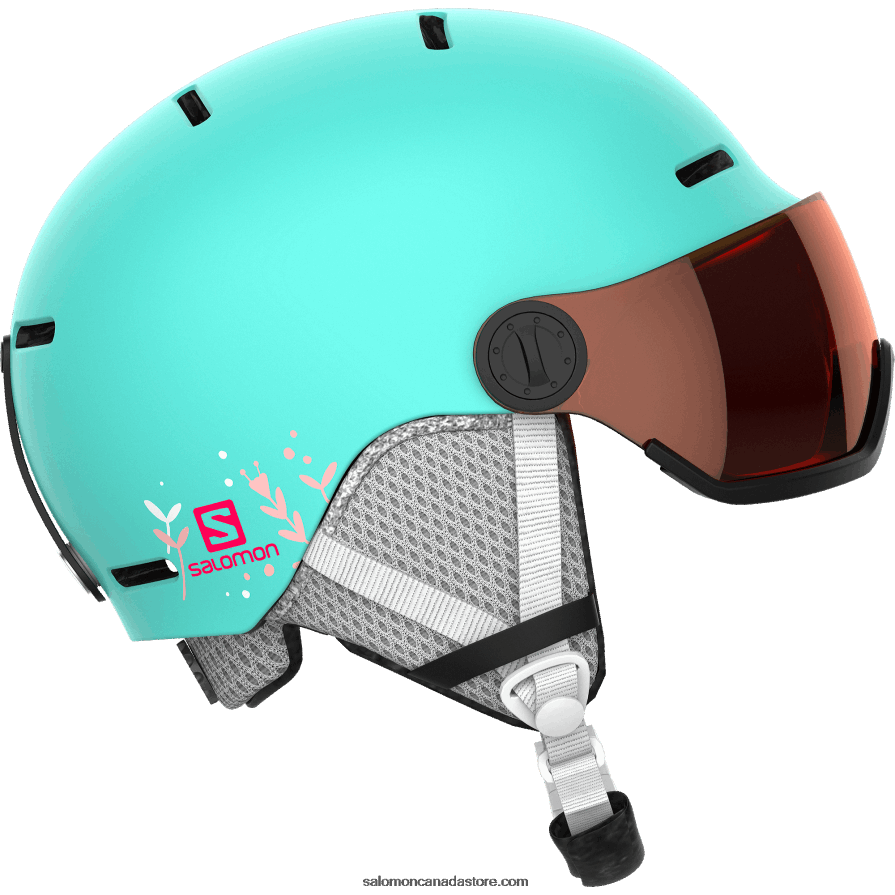 Junior - Kids' Helmet - Grom Visor Salomon Aruba Glossy X6B4FZ1390