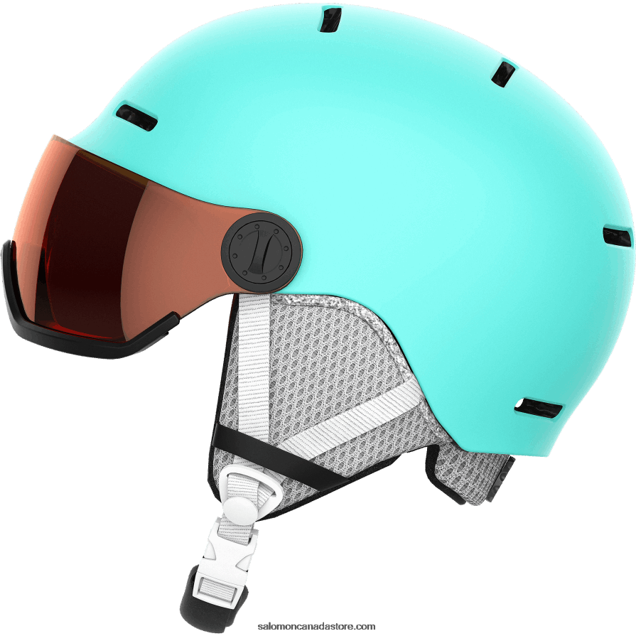 Junior - Kids\' Helmet - Grom Visor Salomon Aruba Glossy X6B4FZ1390