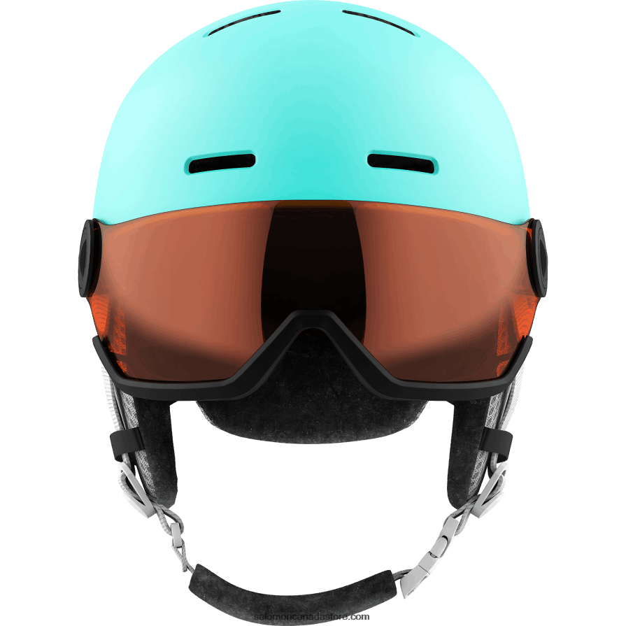 Junior - Kids\' Helmet - Grom Visor Salomon Aruba Glossy X6B4FZ1390