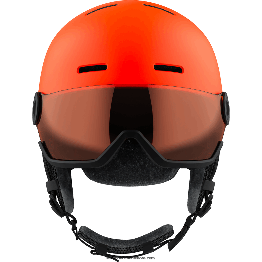 Junior - Kids\' Helmet - Grom Visor Salomon Flame X6B4FZ1392