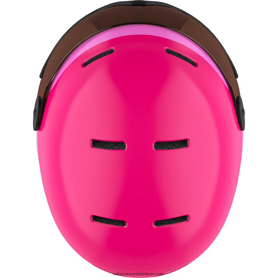 Junior - Kids\' Helmet - Grom Visor Salomon Glossy/Pink X6B4FZ1389