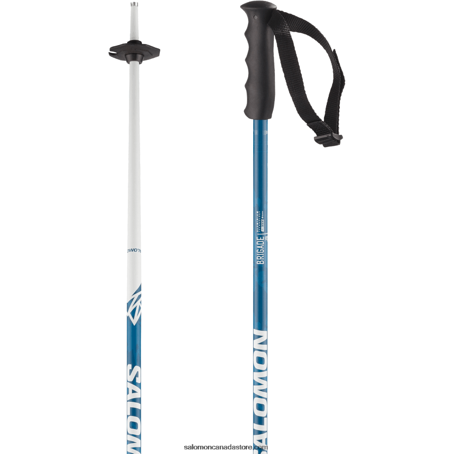 Junior - Kids' Alpine Poles - Brigade Jr Salomon Blue X6B4FZ1382
