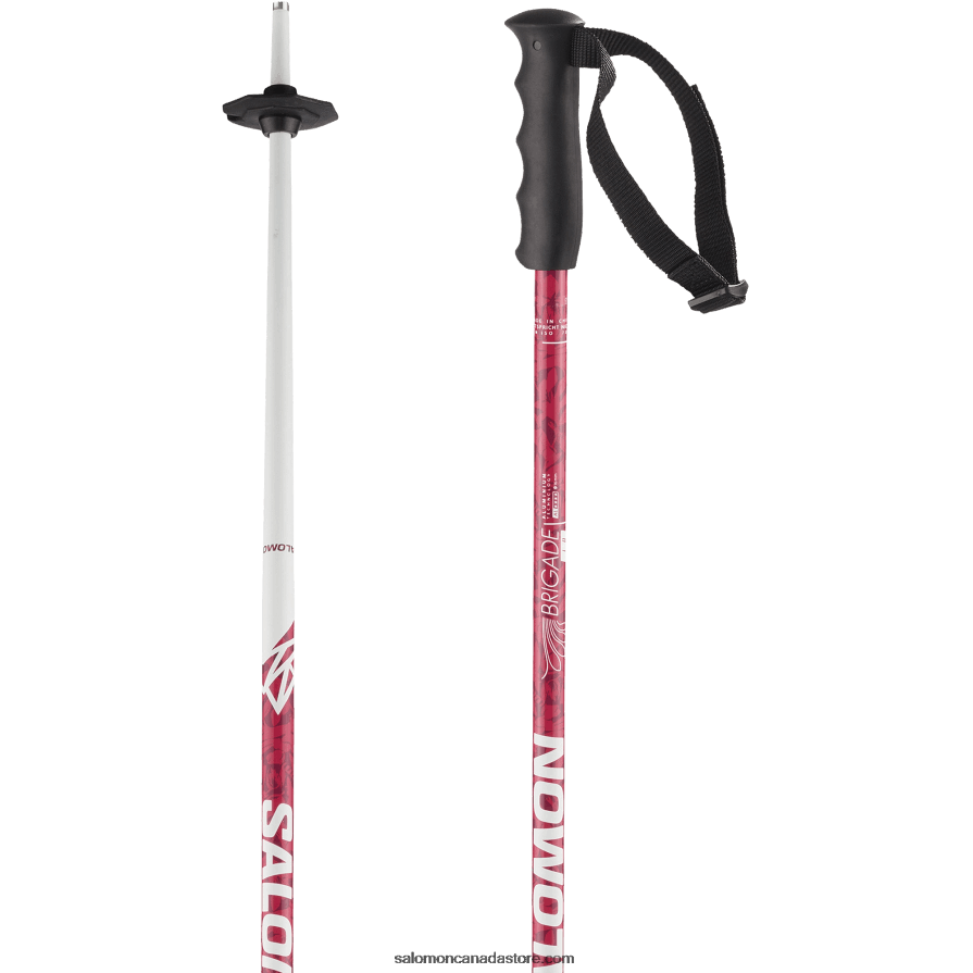 Junior - Kids' Alpine Poles - Brigade Jr Salomon Pink X6B4FZ1383