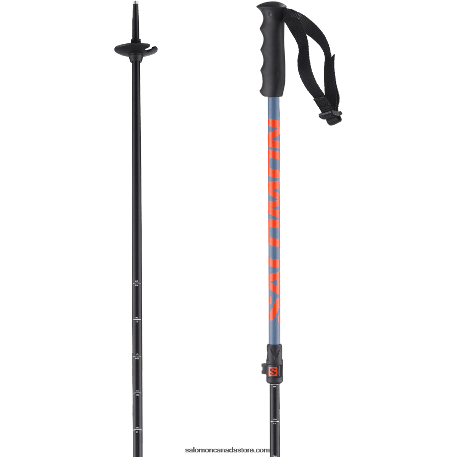 Junior - Kids' Alpine Poles - Mtn Jr Salomon Copen Blue/Orange X6B4FZ1384