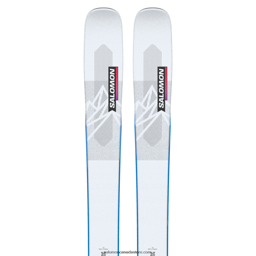 Junior - Kids' Freeride Skis - Qst Blank Team Salomon Illusion Blue/Red/Process Blue X6B4FZ1366