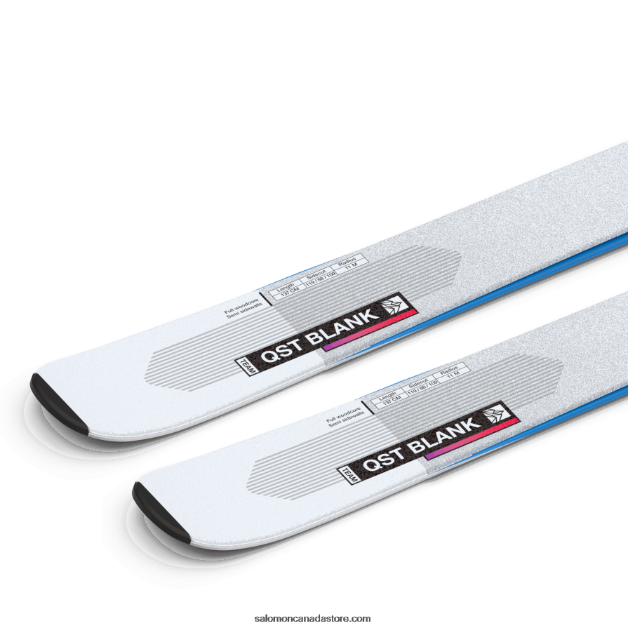 Junior - Kids\' Freeride Skis - Qst Blank Team Salomon Illusion Blue/Red/Process Blue X6B4FZ1366