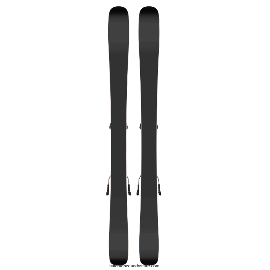 Junior - Kids\' Freestyle Ski Package - Qst Spark M (And L6) Salomon Flame/Copen Blue/Black X6B4FZ1365