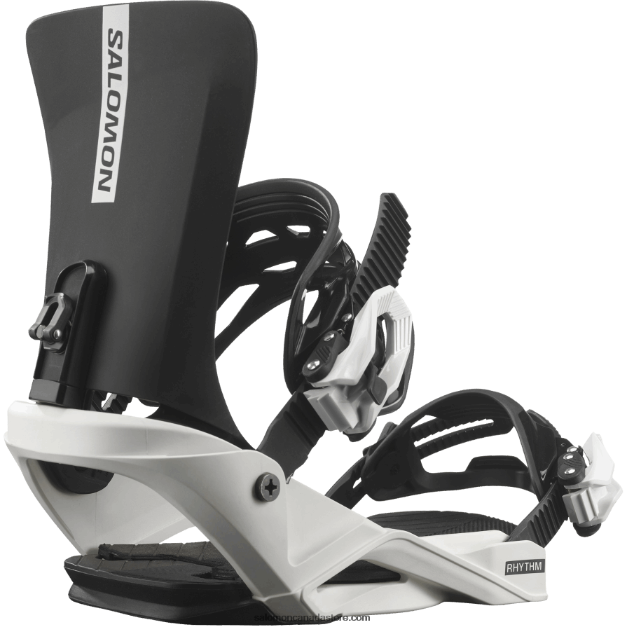 Junior - Kids' Snowboard Bindings - Rhythm Salomon Black/White X6B4FZ1405