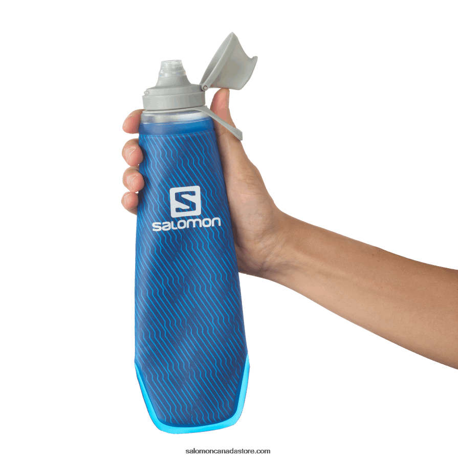 Men\'s Hydration Accessories - Soft Flask 400Ml/13Oz Insulated 42 Salomon Clear Blue X6B4FZ388