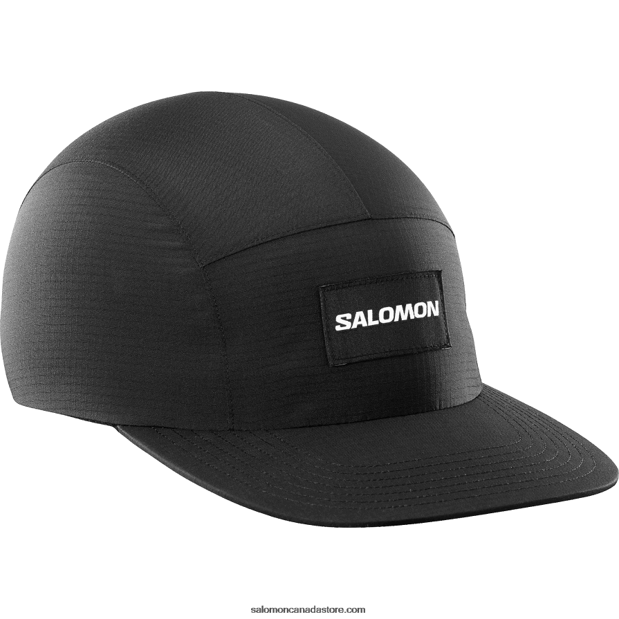 Men's Cap - Bonatti Waterproof Five Panel Salomon Deep Black X6B4FZ445