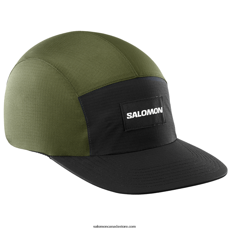 Men's Cap - Bonatti Waterproof Five Panel Salomon Forest Night X6B4FZ444