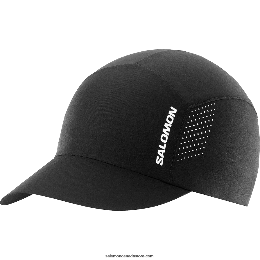 Men's Cap - Cross Compact Salomon Deep Black X6B4FZ459