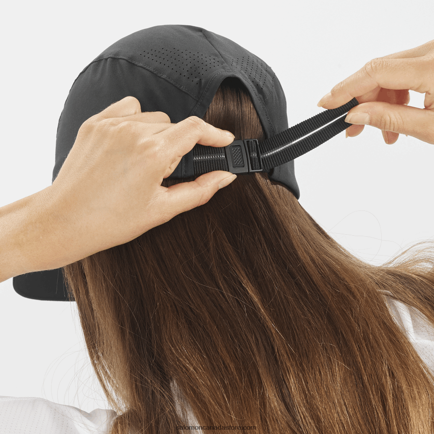 Men\'s Cap - Cross Compact Salomon Deep Black X6B4FZ459