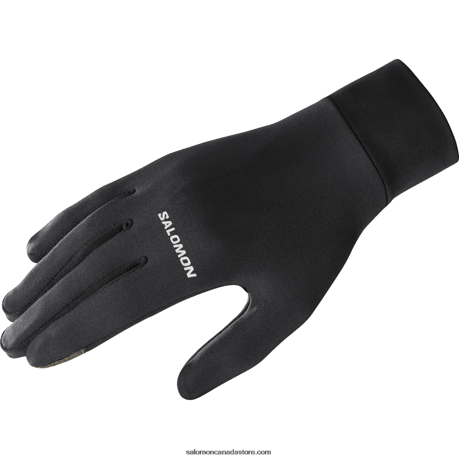 Men's Gloves - Cross Warm Salomon Deep Black X6B4FZ474