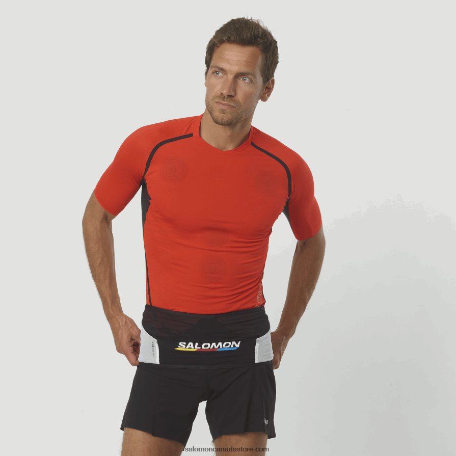 Men's Belt - Adv Skin Race Flag Salomon Black/White X6B4FZ316