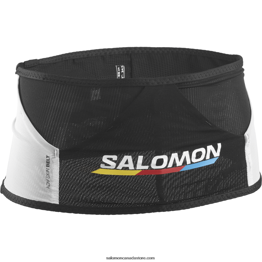 Men\'s Belt - Adv Skin Race Flag Salomon Black/White X6B4FZ316