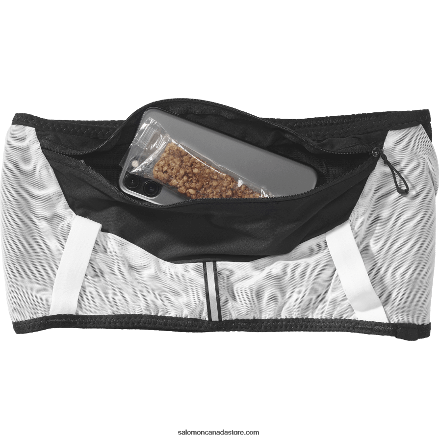 Men\'s Belt - Adv Skin Race Flag Salomon Black/White X6B4FZ316