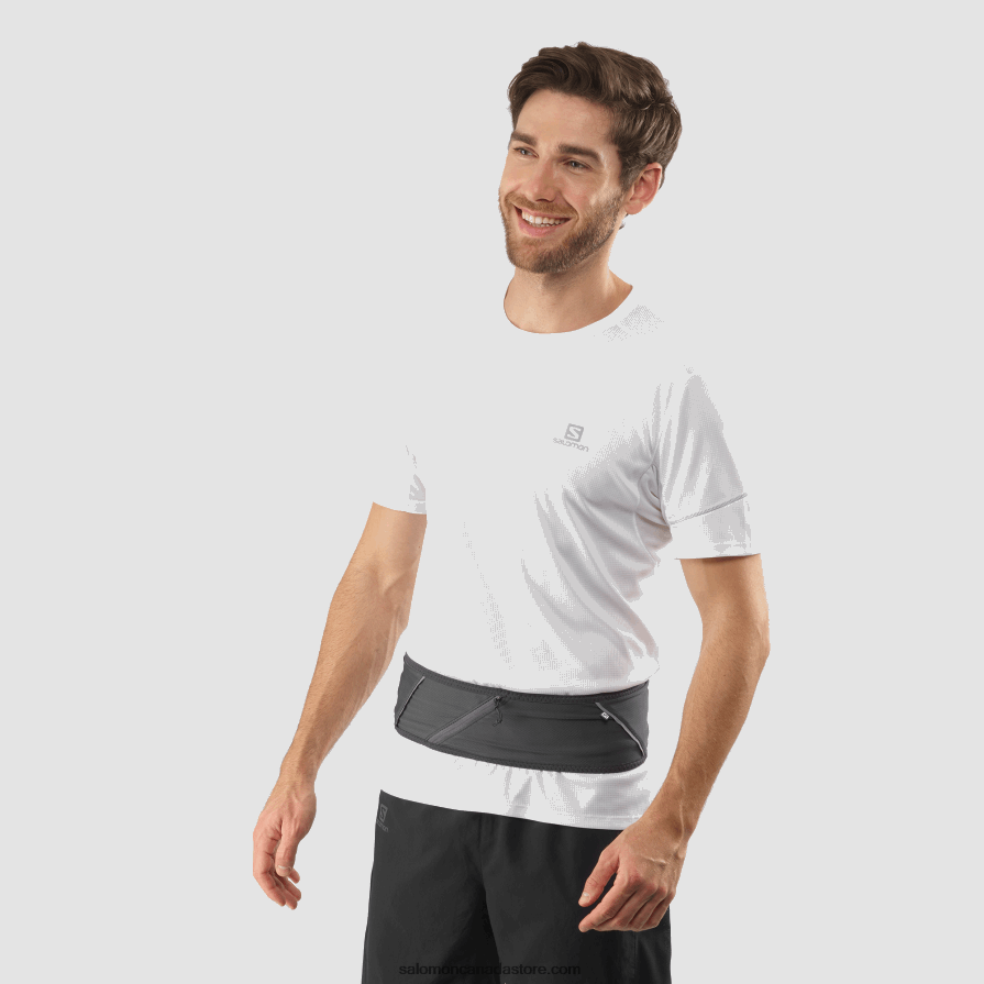 Men's Belt - Pulse Salomon Ebony X6B4FZ310