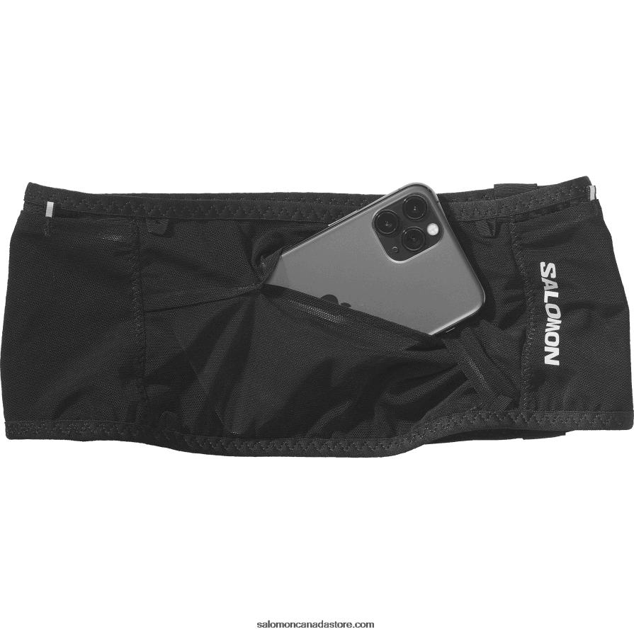 Men\'s Belt - Sense Pro Salomon Black/Ebony X6B4FZ334