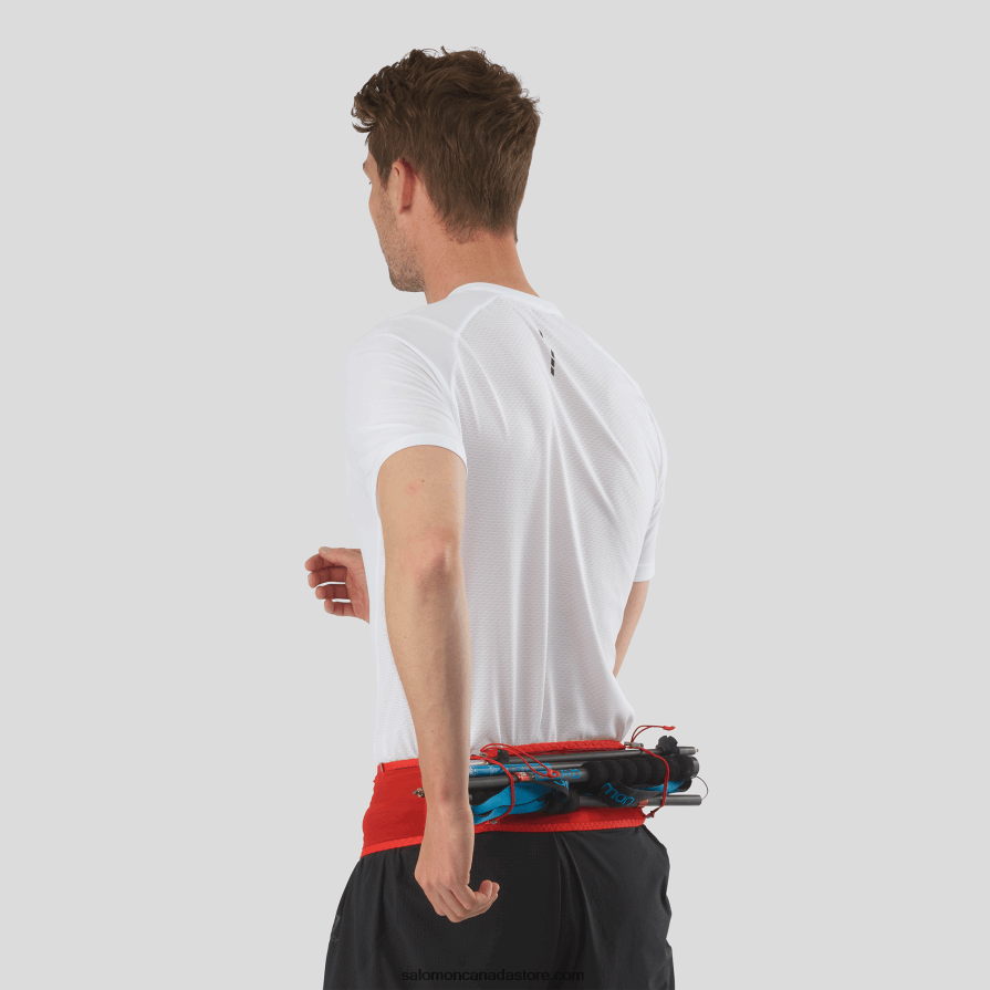 Men's Belt - Sense Pro Salomon Fiery Red/Ebony/Cabernet X6B4FZ336