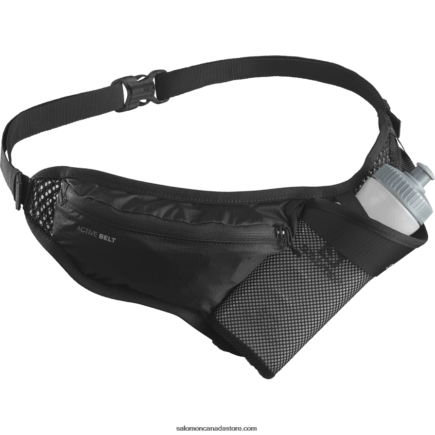 Men\'s Belt with 3D bottle included - Active Salomon Black X6B4FZ344