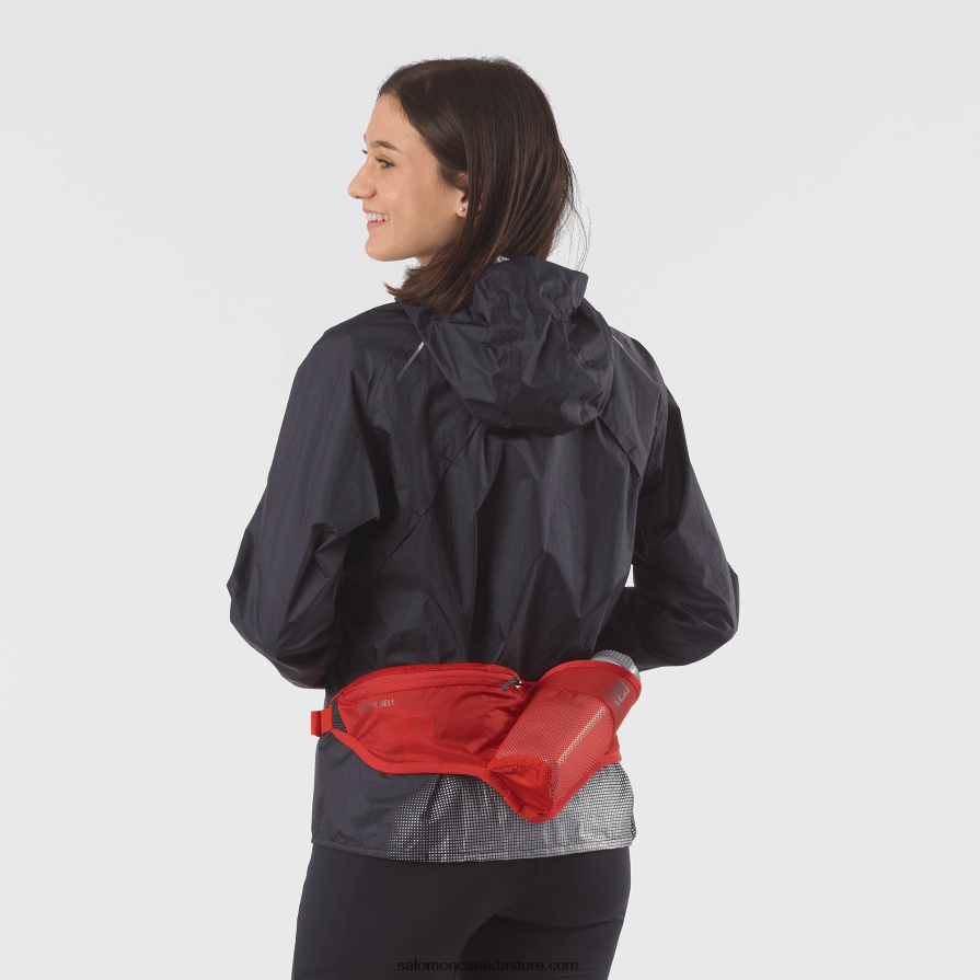 Men\'s Belt with 3D bottle included - Active Salomon Fiery Red/Ebony X6B4FZ346