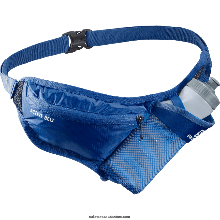 Men\'s Belt with 3D bottle included - Active Salomon Nautical Blue/Mood Indigo X6B4FZ348