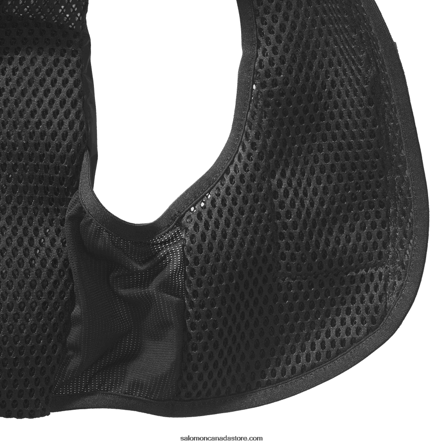 Men\'s Running Vest with flasks included - Active Skin 4 Salomon Black X6B4FZ330