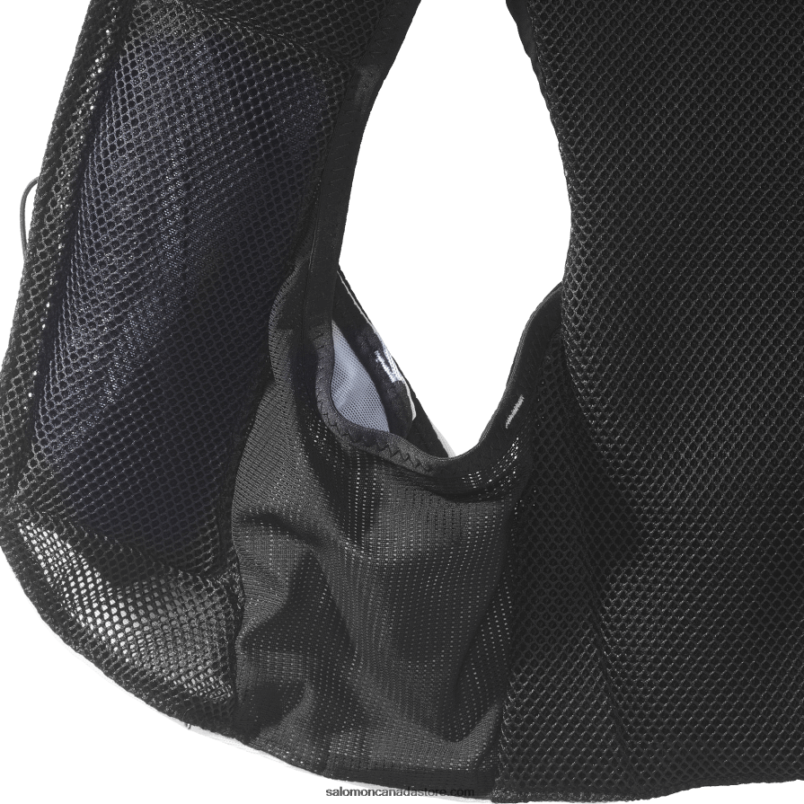 Men\'s Running Vest with flasks included - Adv Skin 5 Race Flag Salomon Black/White X6B4FZ307