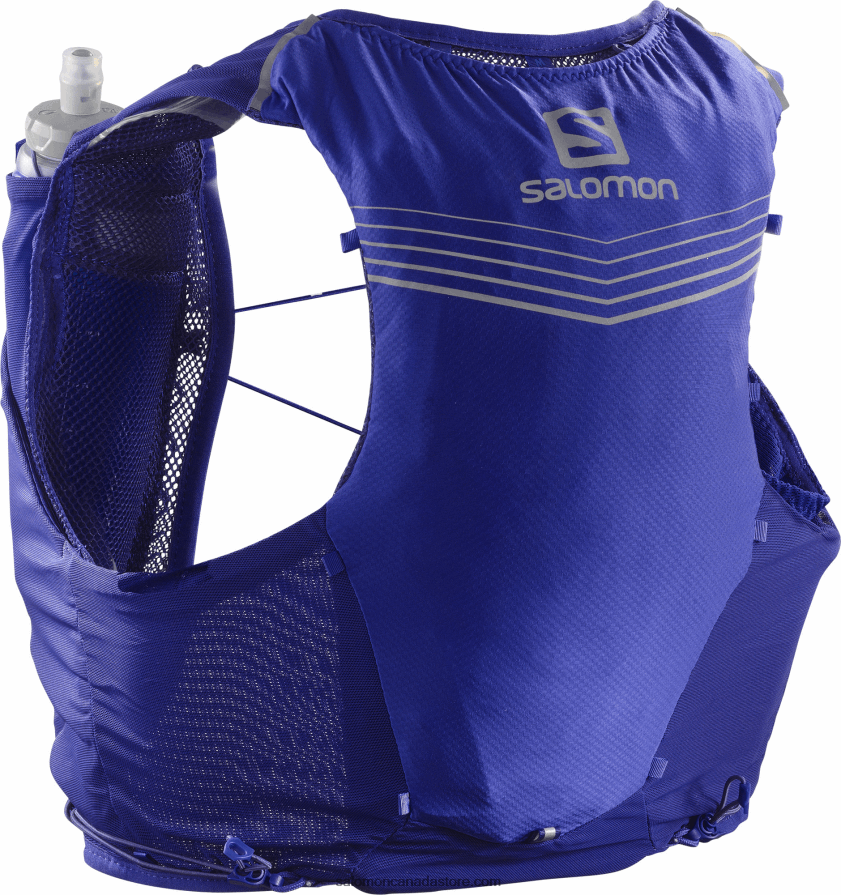 Men\'s Running Vest with flasks included - Adv Skin 5 Salomon Clematis Blue/Ebony X6B4FZ355