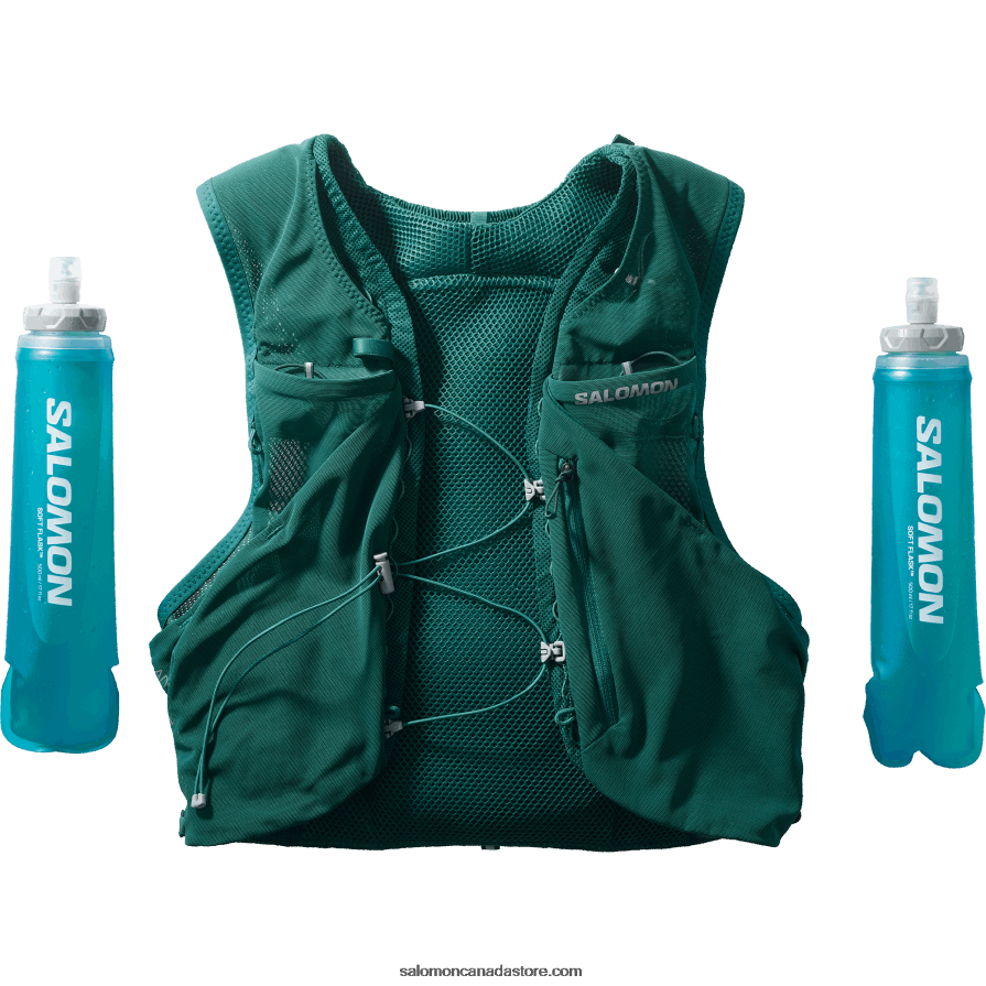 Men\'s Running Vest with flasks included - Adv Skin 5 Salomon Pacific X6B4FZ322