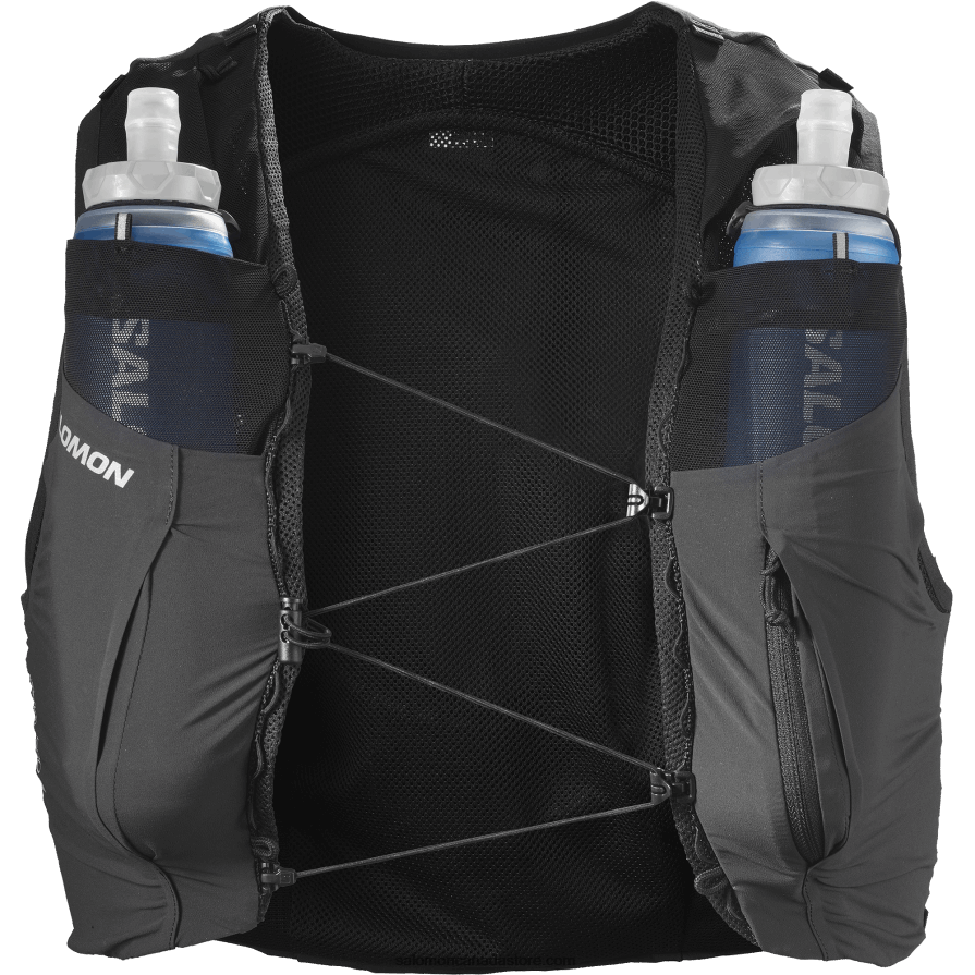 Men\'s Running Vest with flasks included - Sense Pro 5 Salomon Black/Ebony X6B4FZ338