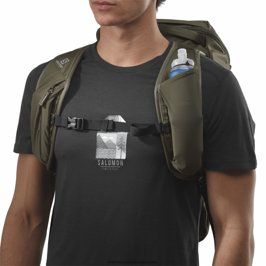 Men\'s Travel Bag - Outlife Pack 20 Salomon Martini Olive/Olive Night X6B4FZ404