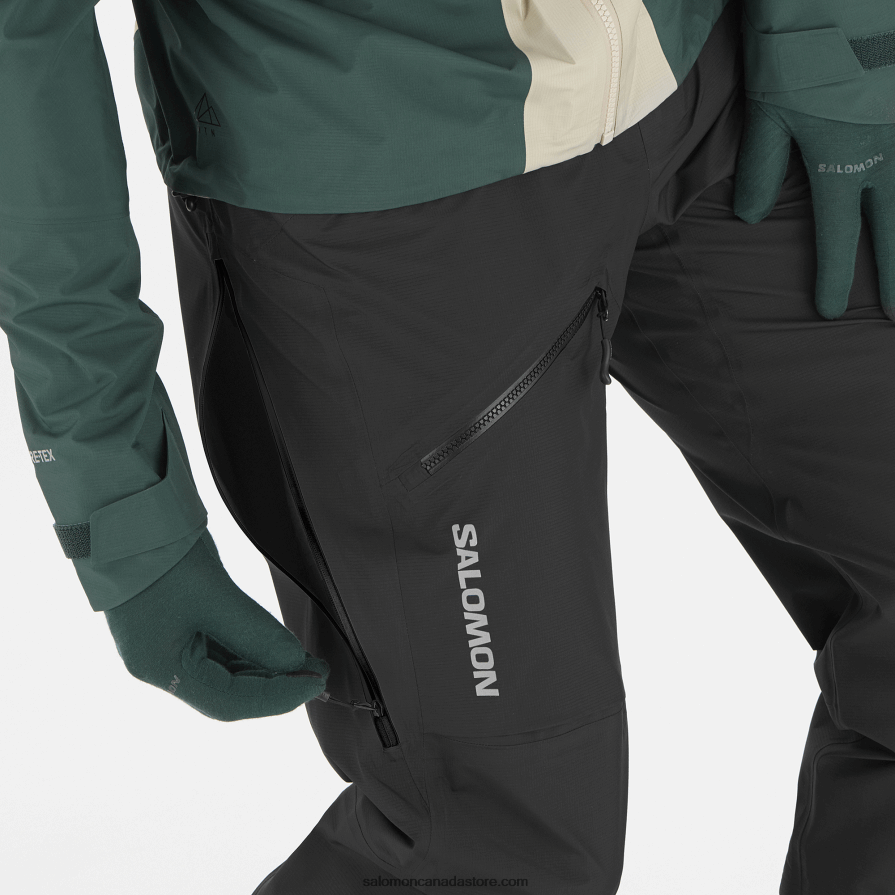 Men\'s Pants - Mtn Gore-Tex Salomon Deep Black X6B4FZ256