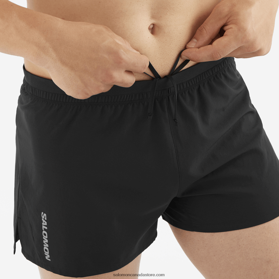 Men\'s Shorts - Cross 3 Salomon Black X6B4FZ267