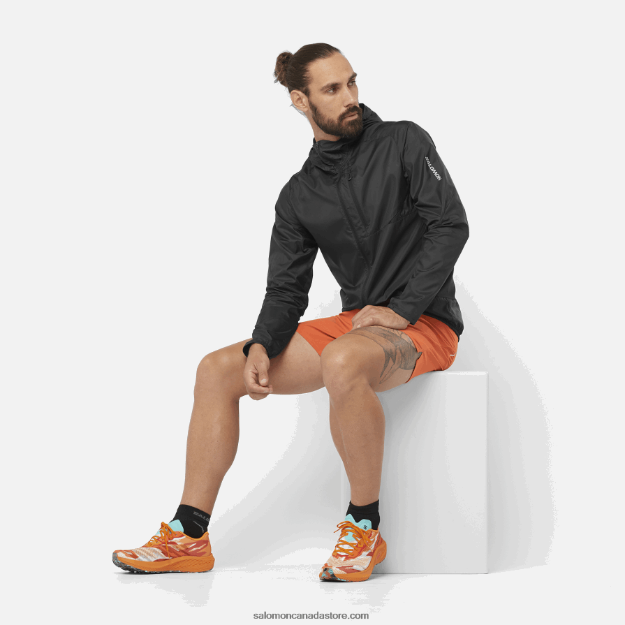 Men\'s Shorts - Cross 5 Salomon Burnt Ochre X6B4FZ271