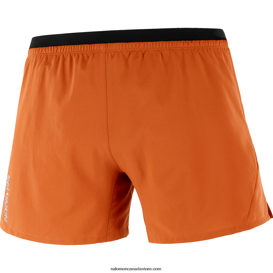 Men\'s Shorts - Cross 5 Salomon Burnt Ochre X6B4FZ271